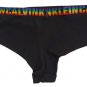 Women&acirc;��s Calvin Klein Cheeky Short D1506-BPM - Cotton - Size L  - RAINBOW Logo Waistband - NWT!