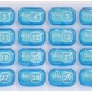 OUNONA Pill Organiser Box One Month Medicine Tablet Storage Dispenser 31 Day for Travel Daily Use!