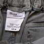 Mimi Maternity Convertible Length Olive Khaki Stretch Cargo Pants - Size M - NWTS!