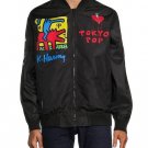 Men's Members Only x Keith Haring Tokyo Pop Colab Windbreaker Jacket Multicolor Size XL - NWTS!