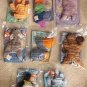 TY Teenie Babies - Set of 8 from McDonald's Happy Meals - Lot #12 - 1998 - Sealed with Bonus!