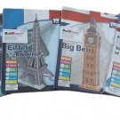 BUILDREAM 3D PUZZLES - Space Shuttle, Statue of Liberty, Big Ben & Eiffel Tower - SEALED!