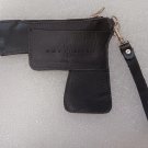 AMY CHAN NEW YORK Black Leather Handgun Pistol Wristlet - SUPER CHIC - NWOT!