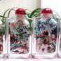 Li Bien 4 Reverse Handpainted Snuff Bottles Mountains & Waters of Four Seasons!