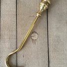 Virginia Metalcrafters Solid Brass Decorative Fireplace Flue Pull Damper Hook - New in Package!