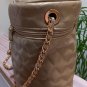 Vogue Gold Thermal Lunch Bag w Metal Utensils, Thermos, Container, Mirror by T.L. Lusso