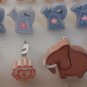 Die-Cut Wooden Hand-Painted Drawer Knobs Pulls - Lot of 20 - Signed by Artist - NEW!