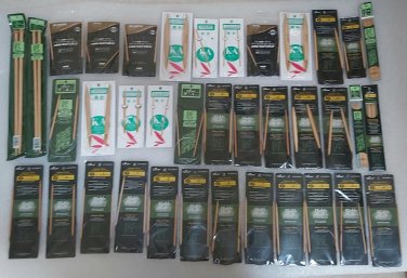 Clover Takumi, KA, Skacel Bamboo Circular Knitting Needles Lot of 37 Packs - New - Sealed!