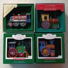 Hallmark Keepsake Tin Locomotive Ornaments - Lot of 4 - New in Box!