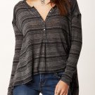 Free People Knit Pullover Top #F133U599 - Ivory Combo - Size M - BOHO - NWT!