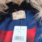 Free People Days to Come Denim Parka Coat #OB1007320 - Removable Faux Fur Collar - Size L - NWT!