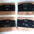 Rae Dunn Face Masks - Reusable Set of 2 per Pack - Lot of Packs - Soft Fabric Cloth - NIP!