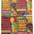 SCHOLASTIC SCIENCE LAB BOX SET Kits - Lot of 4 - GROSS, FUZZY, SWEATY, MUSHY!