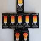 EZ Illuminations LED Flame Effect Light Bulbs - Lot of 8 Bulbs - Upside Down Effect - 1.5W - NEW!