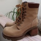 Vtg 90s Steve Madden P-Hill Tan Nubuck Chunky Grunge Combat Boot - Sz 8.5 - NWOT! Vtg 90s Steve Madden P-Hill Tan Nubuck Chunky Grunge Combat Boot - Sz 8.5 - NWOT!
