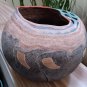 Vintage Signed Coco Schoenberg (French, B. 1939) Unglazed Ceramic Organic Form Vessel - NWOT!
