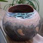 Vintage Signed Coco Schoenberg (French, B. 1939) Unglazed Ceramic Organic Form Vessel - NWOT!