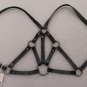 Free People Pax Harness Vest Grey Navy Leather #CP24723 - OSFM - New with Tag!