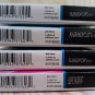 Epson 126 T126120-S Blk, T126420 Yel, T126320 Magenta, T126220-S Cyan Ink Cartridges-4 Pc Lot-New!