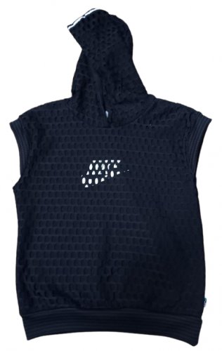 VTG NIKE Punched Hole Lined Sleeveless Hoodie Top - Size L - NWOT!