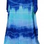 VTG Ragdoll V-Neck 100% Cotton Ombre Dress Coverup w embroidered Monkey - Sz 3X - Made in USA - NWT