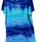 VTG Ragdoll V-Neck 100% Cotton Ombre Dress Coverup w embroidered Monkey - Sz 3X - Made in USA - NWT