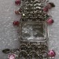 Betsey Johnson Women's BJ4011 Fashion Hanging Stones Silver-tone Bracelet Watch New in Box