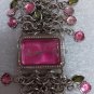 Betsey Johnson Women's BJ4011 Fashion Hanging Stones Silver-tone Bracelet Watch New in Box