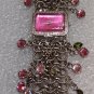 Betsey Johnson Women's BJ4011 Fashion Hanging Stones Silver-tone Bracelet Watch New in Box