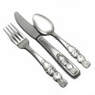 Vtg Oneida PETER RABBIT Community Stainless Child Flatware Set - Knife Fork Spoon NEW!