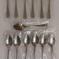 Vtg Towle Silver Supreme Ashley pattern 18/8 Stainless Teaspoons - Lot of 13 - New!