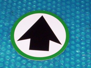 Automatic Door "ARROW" Label          (814)