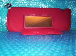 Driver side  Viser with mirror Ford Tempo 94      (R4)