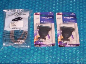 2     BELKIN  SERIAL PORT ADAPTERS & CABLE      A3L791-03      STK#(159)A21
