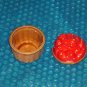 Vintage Strawberry Basket Sugar Bowl stk#(916)