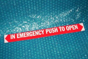 Door  Emergency  Label      stk#(944)