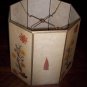 Antique lamp shade  octagonal (1102)