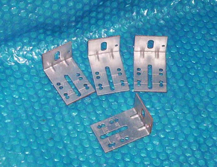 Garage Door adjustable vertical track Jamb Brackets (1144)