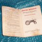 David Brown Tractor Instruction Book  publication No TP638 stk#(1224)