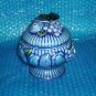 Sorrento  series Blue 7" Fruit Bowl with Cover stk#(640)