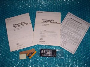 Sony CDX-525RF Remote with instructions and Battery stk#(1374)
