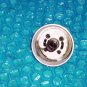 GE Stove Gas Top burner knob 2" aluminum stk#(1667)