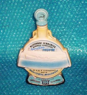 JIM BEAM Operation REDFIN DECANTER   stk#(1794)