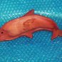 Hand carved wooden dolphin dish stk#(2033)