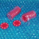 Poker chips Red stk#(2140)
