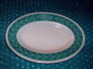 Vintage Oval Serving Platter   stk#(2185)
