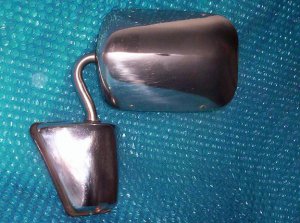 GM Van stainless steel side view mirror  stk#(2296)