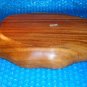 Vintage Wooded Leaf  Shaped Dishstk#(2955)