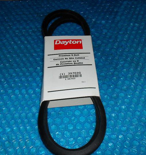 Dayton Premium 3x703g 3x703 B63 Premium V Belt for sale online 