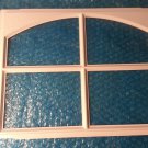 garage door window inserts,  stockton ARCH  Design for 18 1/32"w X 13 21/32"h  set of 4  stk#(3278)